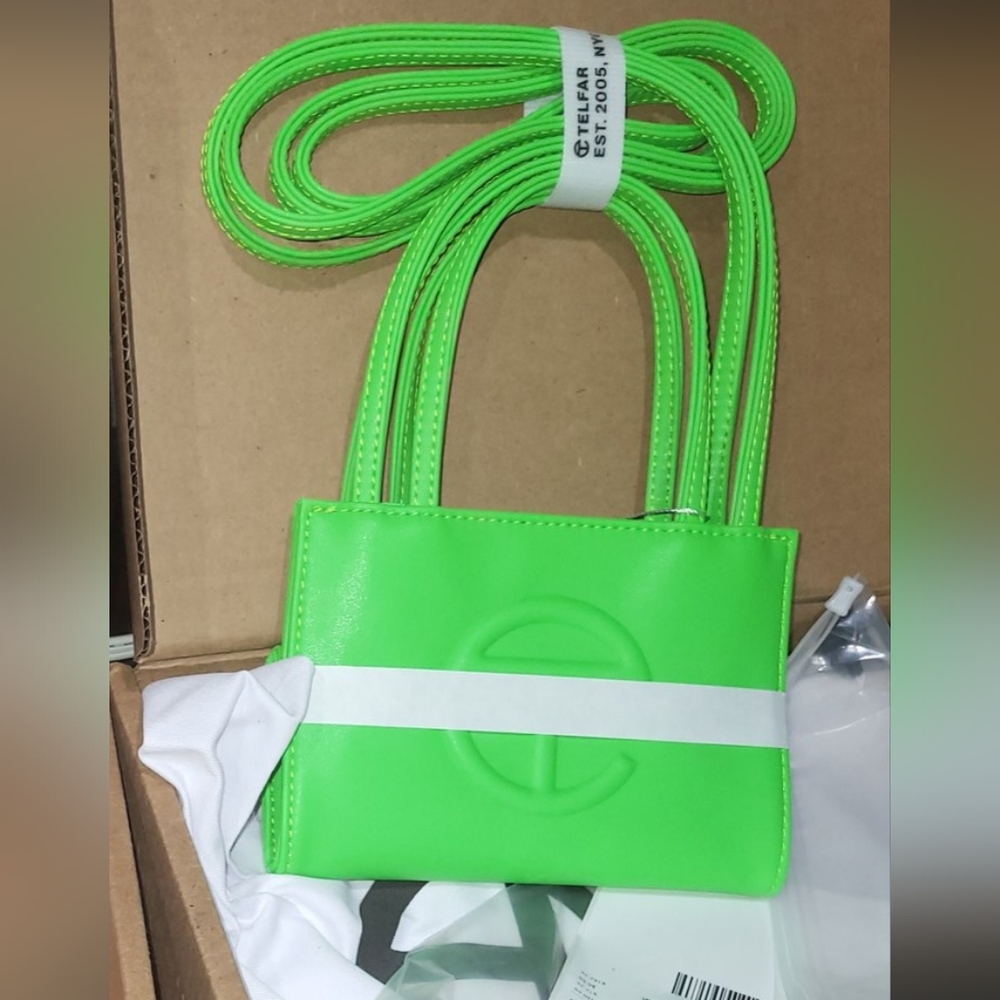 Highlighter Green small Telfar bag